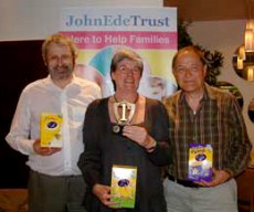 Photo showing the winner quiz team, the Badgers