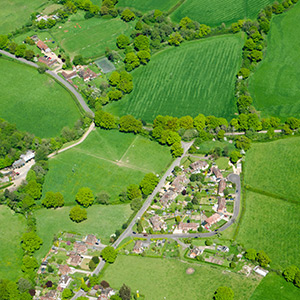 Photo of the Village of Capel from the air